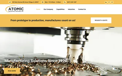 atomicind.com snapshot