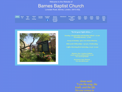 barnesbaptistchurch.com snapshot
