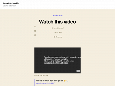incrediblenewme.com snapshot