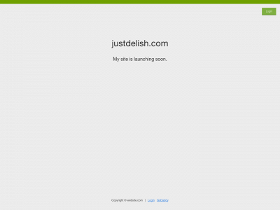 justdelish.com snapshot