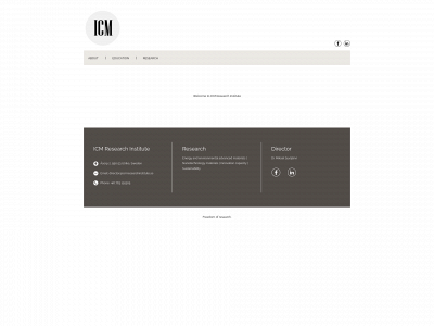 icmresearchinstitute.se snapshot