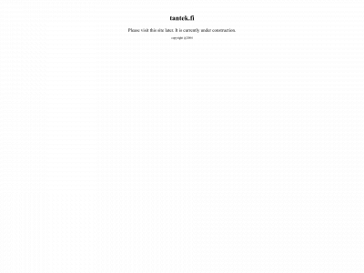 tantek.fi snapshot