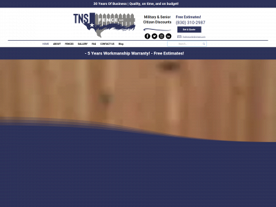 tnsfencenb.com snapshot