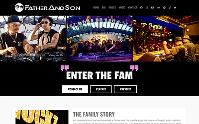 fatherandsondjs.com snapshot