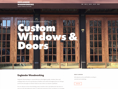 www.englanderwoodworking.com snapshot