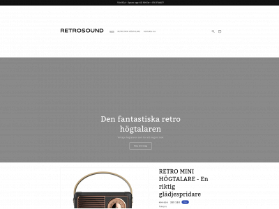retrosound.se snapshot