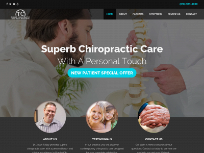 talleychiro.com snapshot