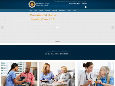 presidentialhomehealthcare.com snapshot