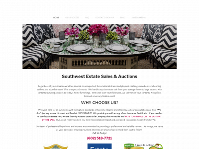 southwestestatesalesllc.com snapshot