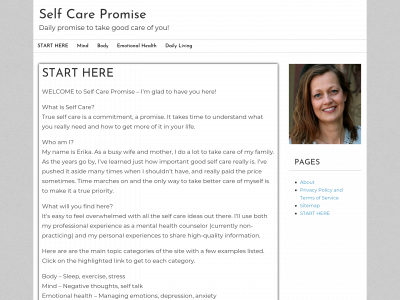 selfcarepromise.com snapshot