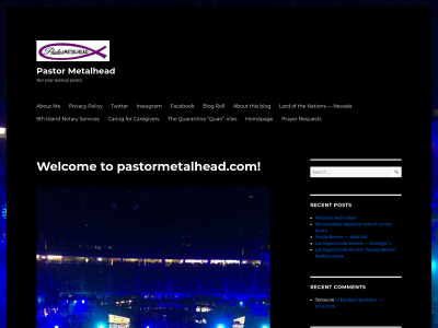 pastormetalhead.com snapshot