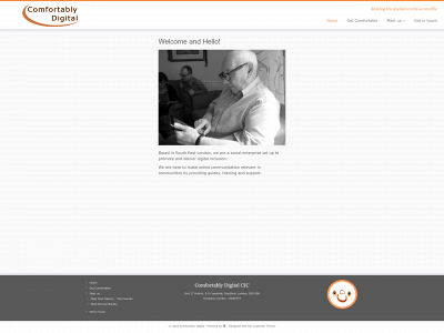 comfortablydigital.org.uk snapshot