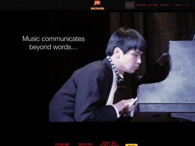 jeremyharveymusic.com snapshot