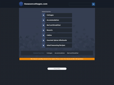 4seasoncottages.com snapshot