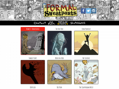 formalsweatpants.com snapshot