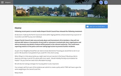 amportparishcouncil.org.uk snapshot