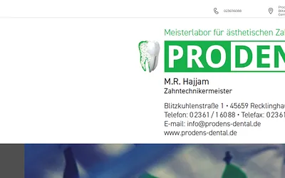 prodens-dental.de snapshot