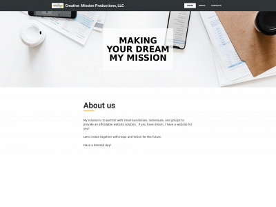 creativemissionproductions.com snapshot