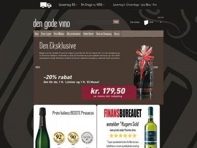dengodevino.dk snapshot