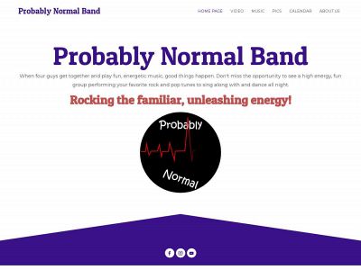 probablynormalband.com snapshot