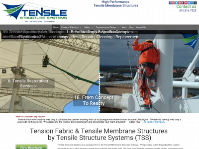 tensilesystems.com snapshot