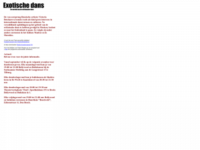 victoria-exotischedans.nl snapshot