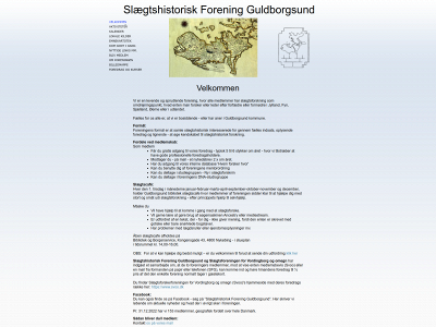 slaegtshistoriskforeningguldborgsund.dk snapshot