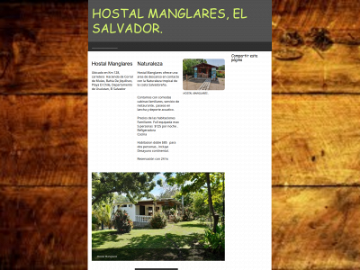 hostalmanglares.com snapshot
