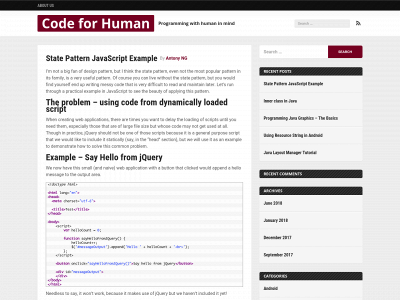code4human.com snapshot