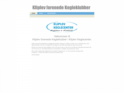 kliplevkegleklub.dk snapshot