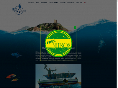 malta-diving.com snapshot