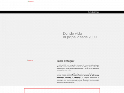 datagraf.es snapshot