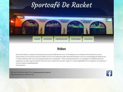 sportcafe-de-racket.be snapshot