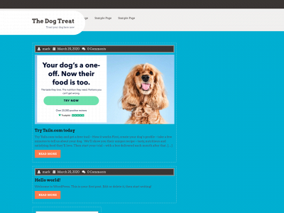 thedogtreat.com snapshot