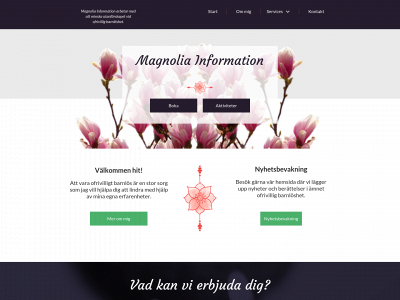 magnoliainformation.se snapshot