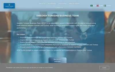 swedish-tunisian-business-team.se snapshot