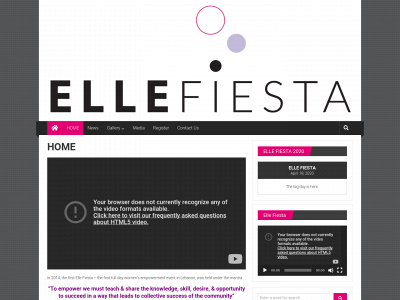 ellefiesta.com snapshot