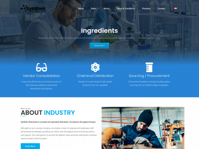 synthek-chemicals.com snapshot