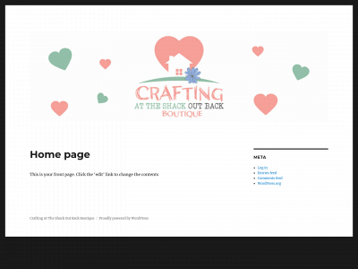 craftingattheshackoutbackboutique.com snapshot