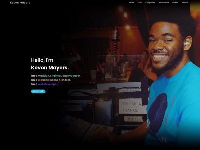 kevonmayers.com snapshot