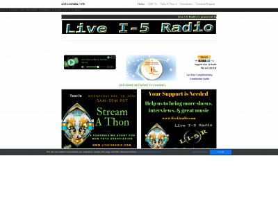 www.livei5radio.com snapshot