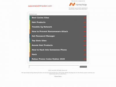 aussiewealthhacker.com snapshot