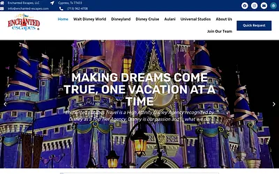 enchanted-escapes.com snapshot