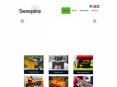 sweepline.dk snapshot