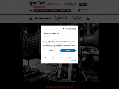sparktech.be snapshot
