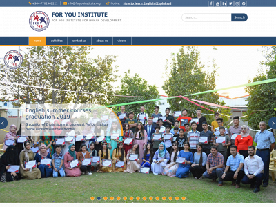 foryouinstitute.org snapshot