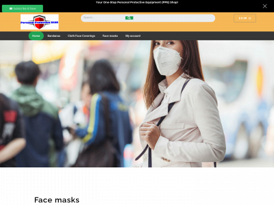 respiratorsandmasks.com snapshot