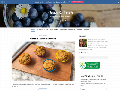 mentalforlentils.com snapshot