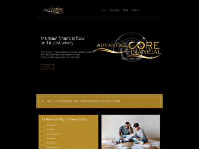 advantagecorefinancial.com snapshot