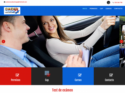 autoescuelaomega.com snapshot